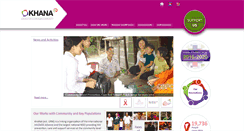 Desktop Screenshot of khana.org.kh